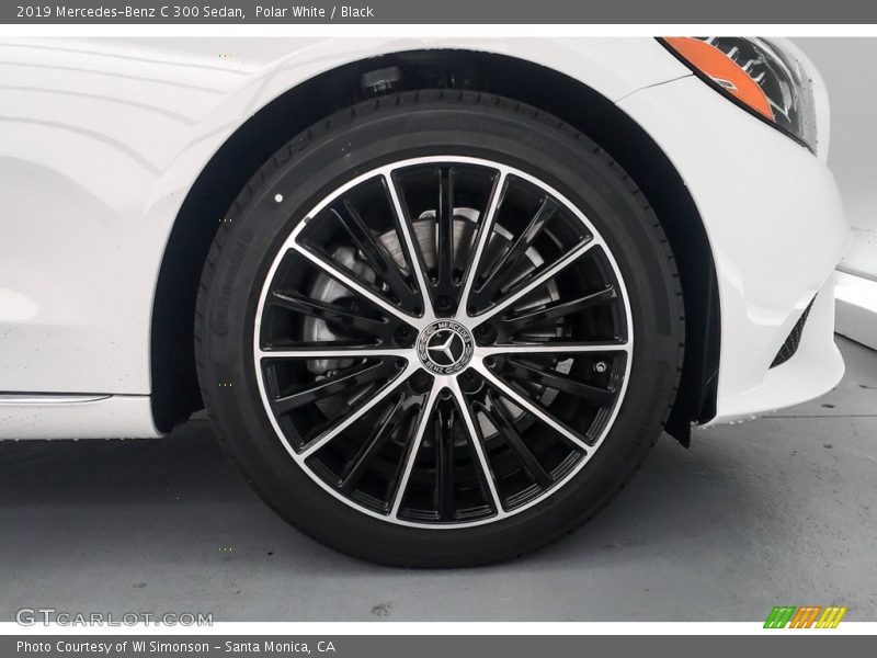 Polar White / Black 2019 Mercedes-Benz C 300 Sedan