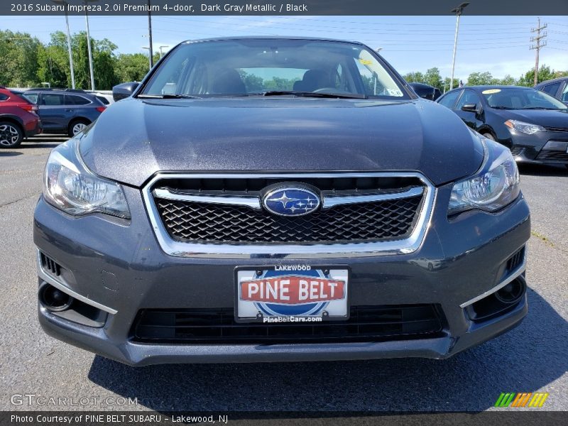 Dark Gray Metallic / Black 2016 Subaru Impreza 2.0i Premium 4-door
