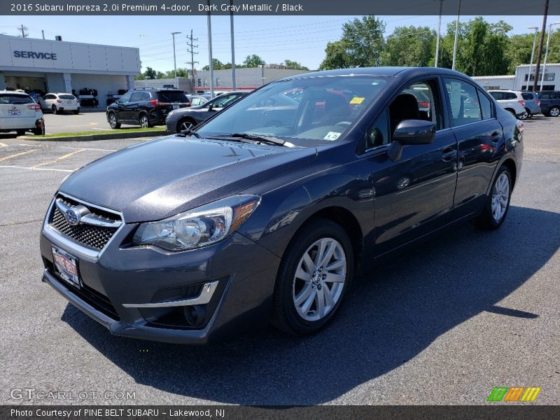 Dark Gray Metallic / Black 2016 Subaru Impreza 2.0i Premium 4-door