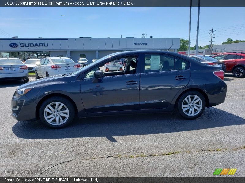 Dark Gray Metallic / Black 2016 Subaru Impreza 2.0i Premium 4-door