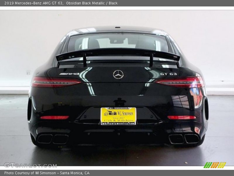 Obsidian Black Metallic / Black 2019 Mercedes-Benz AMG GT 63