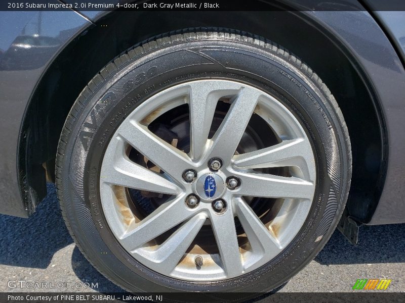 Dark Gray Metallic / Black 2016 Subaru Impreza 2.0i Premium 4-door