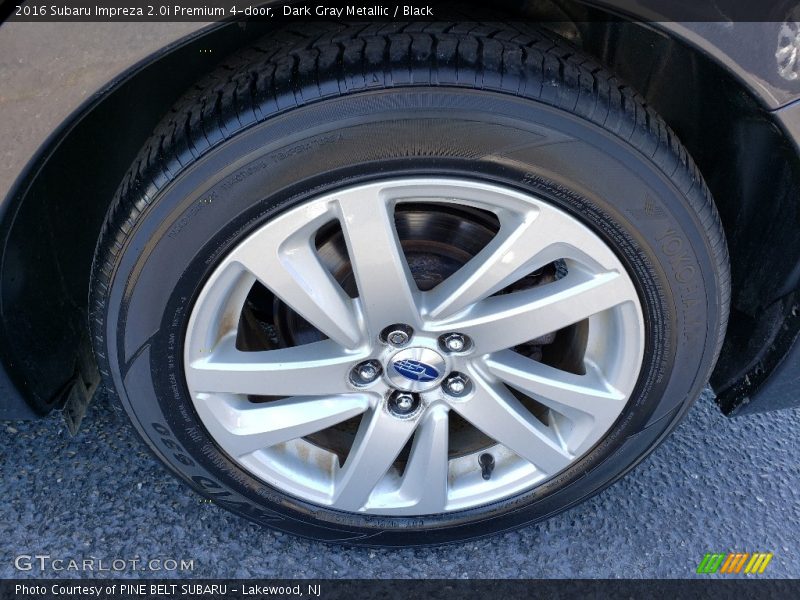 Dark Gray Metallic / Black 2016 Subaru Impreza 2.0i Premium 4-door