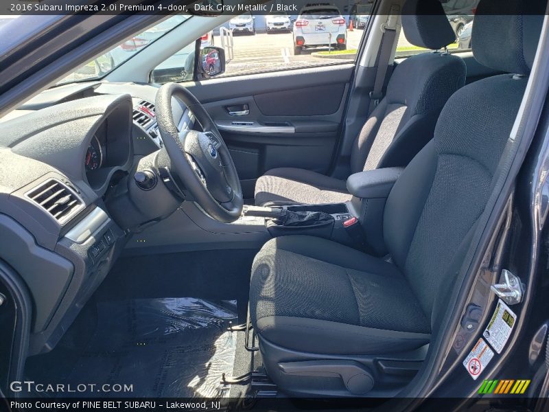 Dark Gray Metallic / Black 2016 Subaru Impreza 2.0i Premium 4-door
