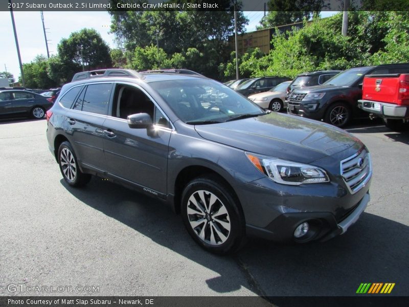 Carbide Gray Metallic / Slate Black 2017 Subaru Outback 2.5i Limited