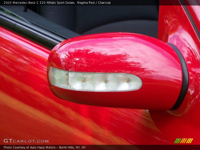 Magma Red / Charcoal 2003 Mercedes-Benz C 320 4Matic Sport Sedan
