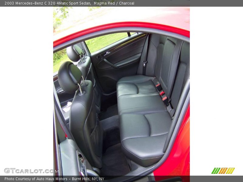 Magma Red / Charcoal 2003 Mercedes-Benz C 320 4Matic Sport Sedan