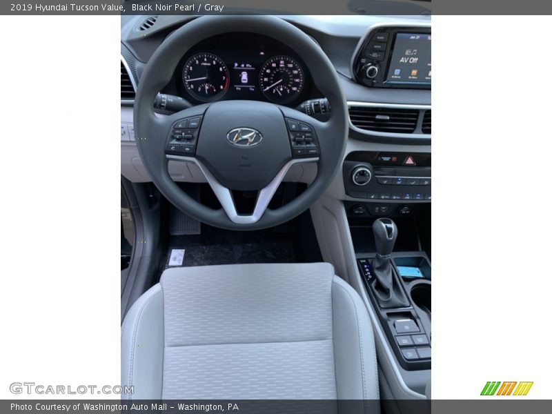 Black Noir Pearl / Gray 2019 Hyundai Tucson Value