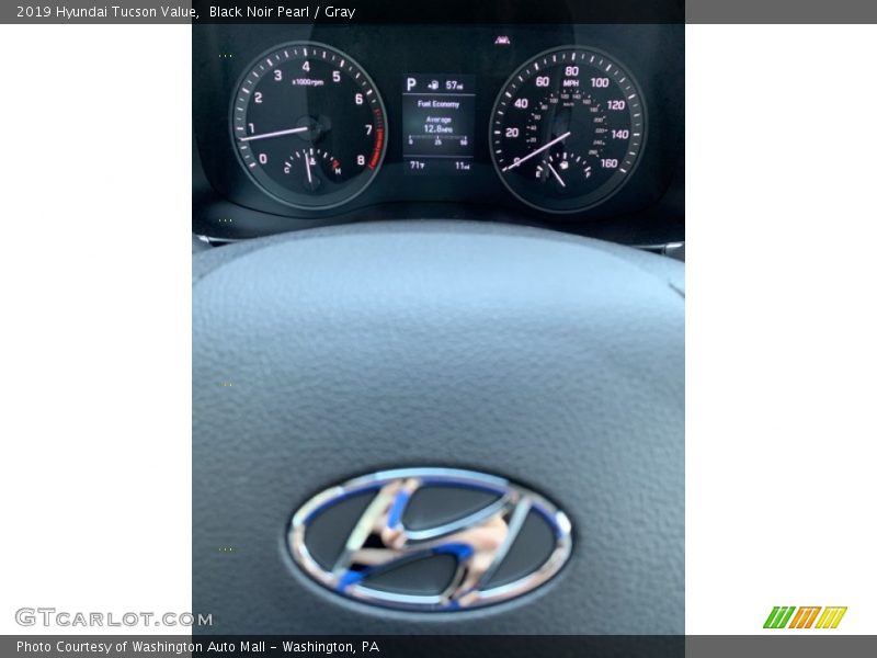 Black Noir Pearl / Gray 2019 Hyundai Tucson Value