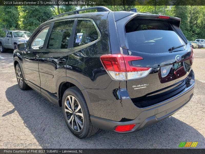 Crystal Black Silica / Gray 2019 Subaru Forester 2.5i Limited