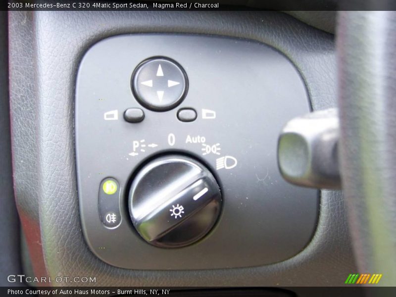 Controls of 2003 C 320 4Matic Sport Sedan