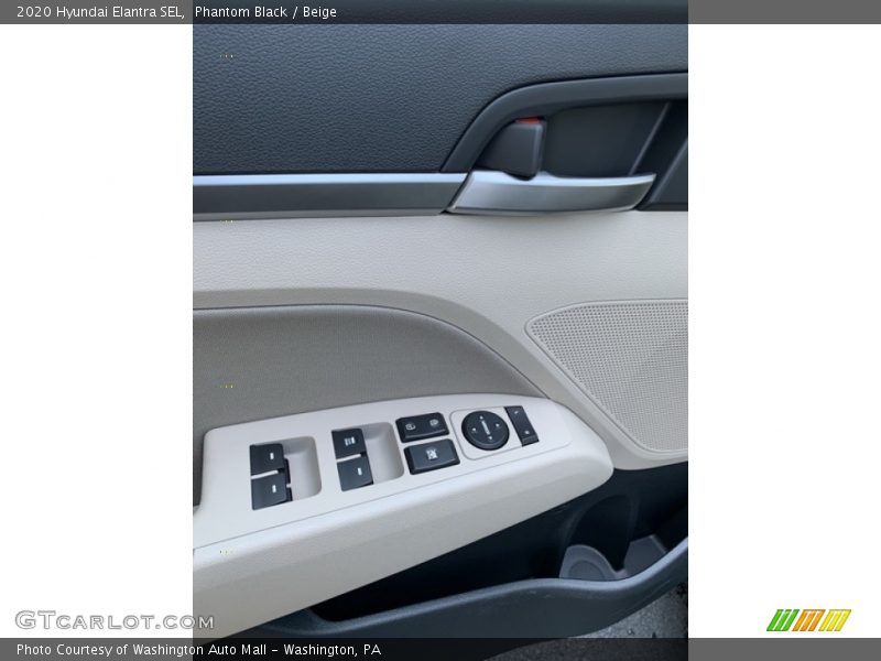 Phantom Black / Beige 2020 Hyundai Elantra SEL