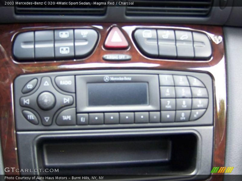 Magma Red / Charcoal 2003 Mercedes-Benz C 320 4Matic Sport Sedan