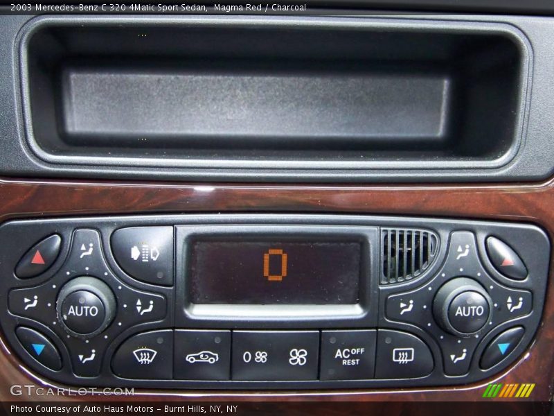 Controls of 2003 C 320 4Matic Sport Sedan