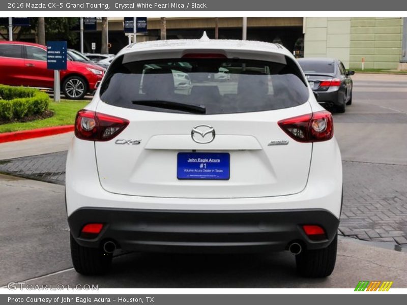 Crystal White Pearl Mica / Black 2016 Mazda CX-5 Grand Touring