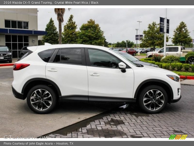 Crystal White Pearl Mica / Black 2016 Mazda CX-5 Grand Touring