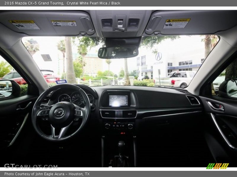 Crystal White Pearl Mica / Black 2016 Mazda CX-5 Grand Touring