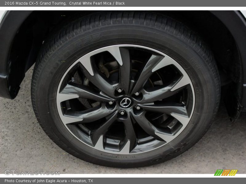Crystal White Pearl Mica / Black 2016 Mazda CX-5 Grand Touring