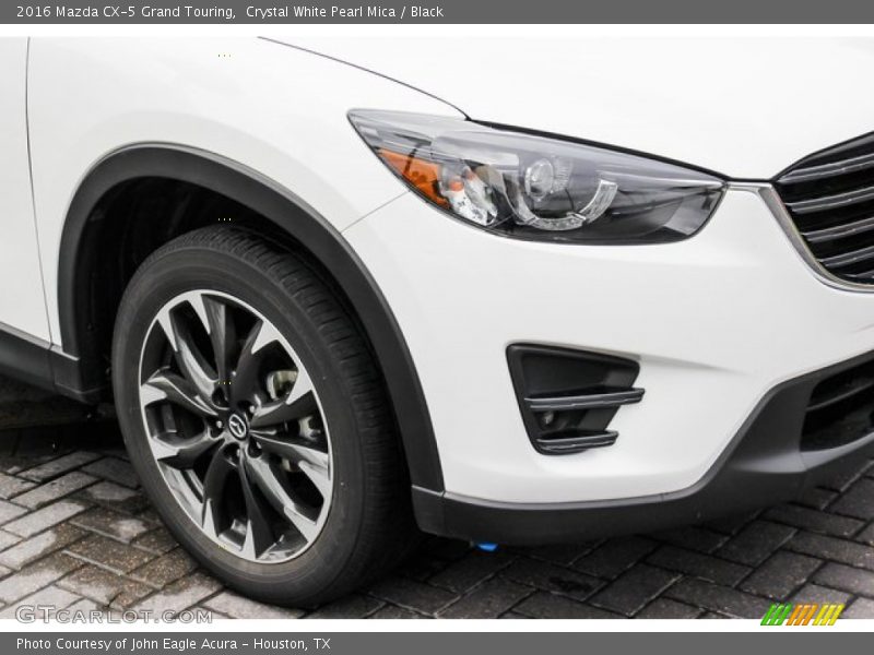 Crystal White Pearl Mica / Black 2016 Mazda CX-5 Grand Touring