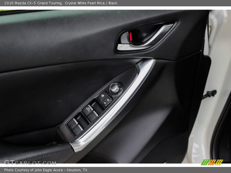 Crystal White Pearl Mica / Black 2016 Mazda CX-5 Grand Touring