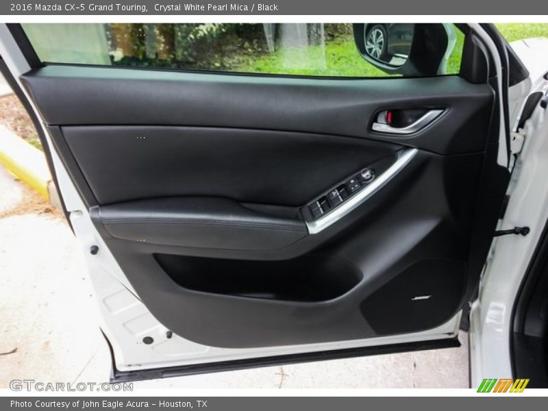 Crystal White Pearl Mica / Black 2016 Mazda CX-5 Grand Touring