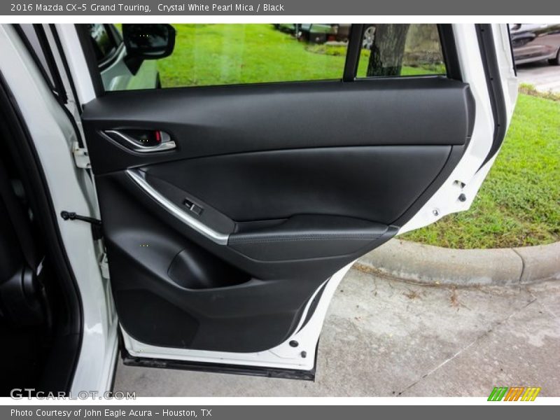 Crystal White Pearl Mica / Black 2016 Mazda CX-5 Grand Touring