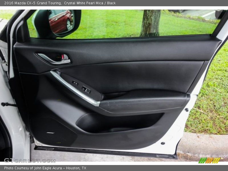Crystal White Pearl Mica / Black 2016 Mazda CX-5 Grand Touring