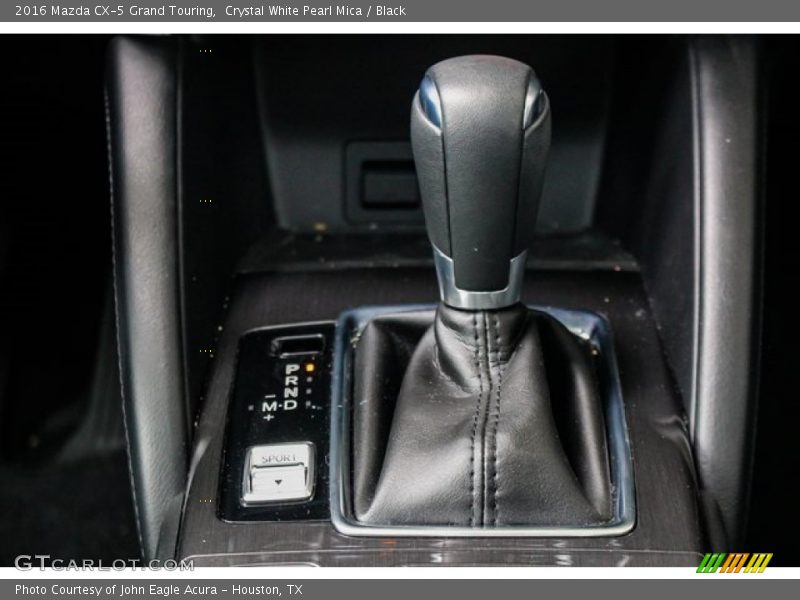 Crystal White Pearl Mica / Black 2016 Mazda CX-5 Grand Touring