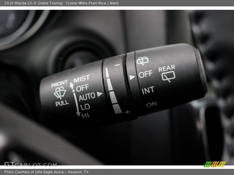 Crystal White Pearl Mica / Black 2016 Mazda CX-5 Grand Touring