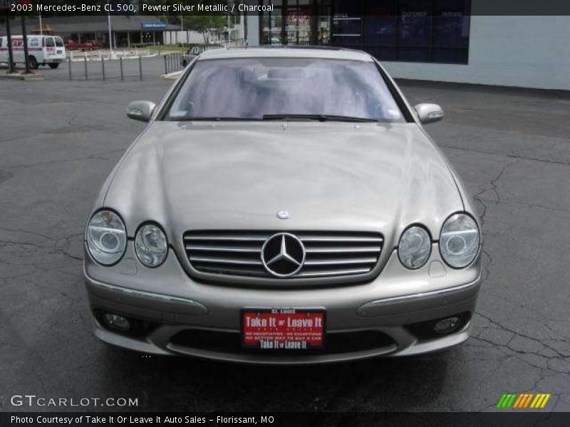 Pewter Silver Metallic / Charcoal 2003 Mercedes-Benz CL 500