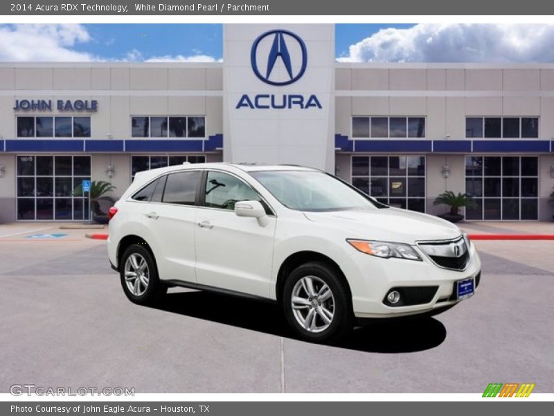 White Diamond Pearl / Parchment 2014 Acura RDX Technology