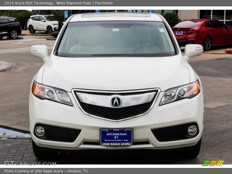 White Diamond Pearl / Parchment 2014 Acura RDX Technology