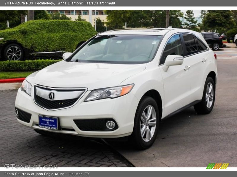 White Diamond Pearl / Parchment 2014 Acura RDX Technology
