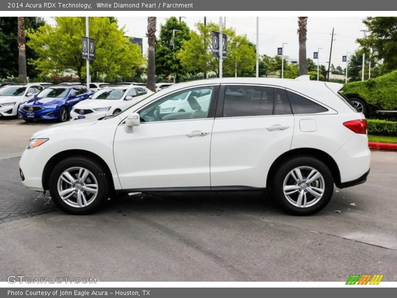 White Diamond Pearl / Parchment 2014 Acura RDX Technology