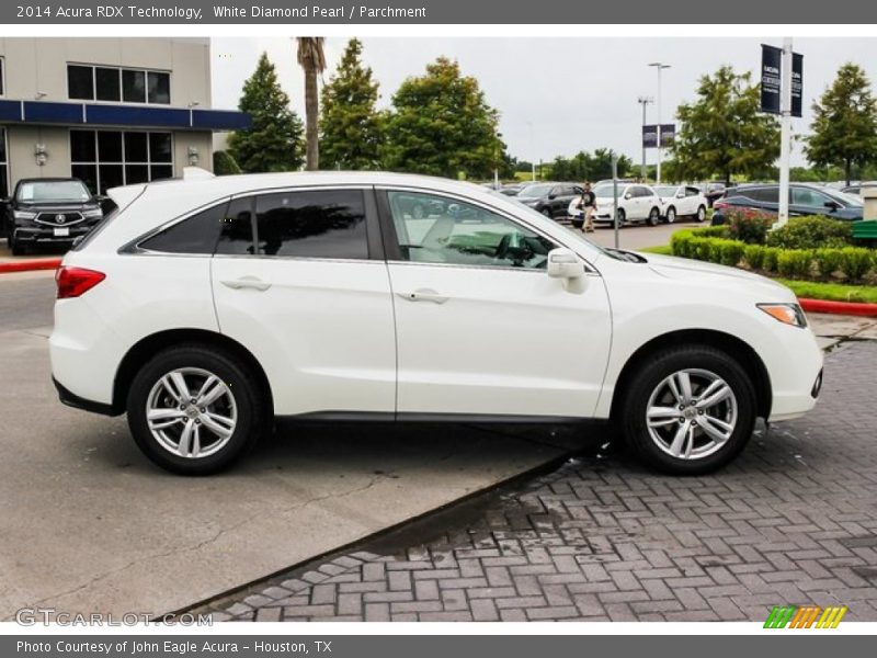 White Diamond Pearl / Parchment 2014 Acura RDX Technology