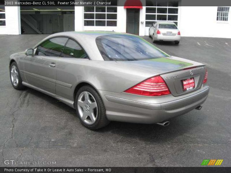 Pewter Silver Metallic / Charcoal 2003 Mercedes-Benz CL 500