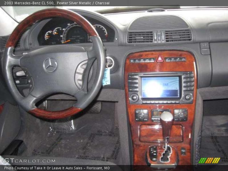 Pewter Silver Metallic / Charcoal 2003 Mercedes-Benz CL 500