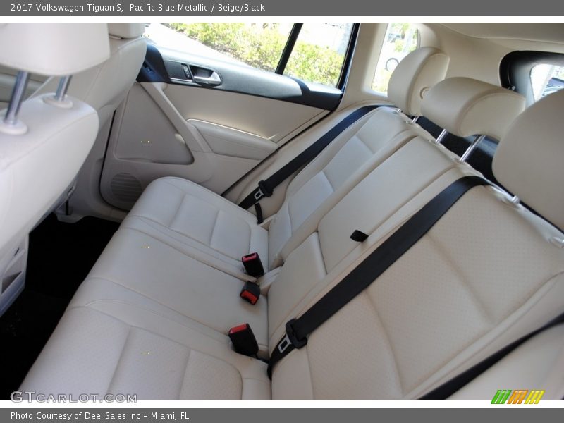 Pacific Blue Metallic / Beige/Black 2017 Volkswagen Tiguan S