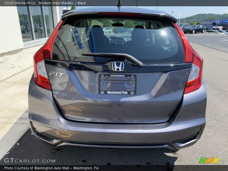 Modern Steel Metallic / Black 2019 Honda Fit LX
