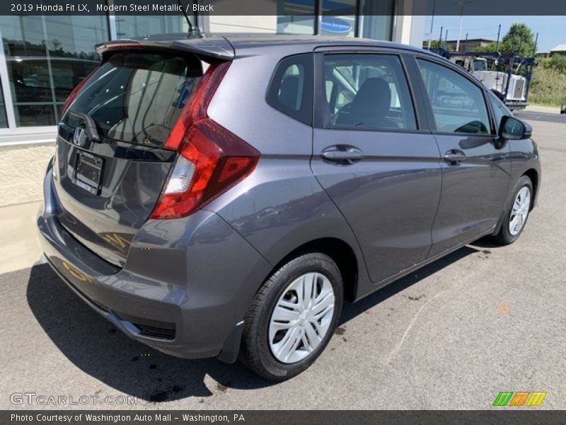 Modern Steel Metallic / Black 2019 Honda Fit LX