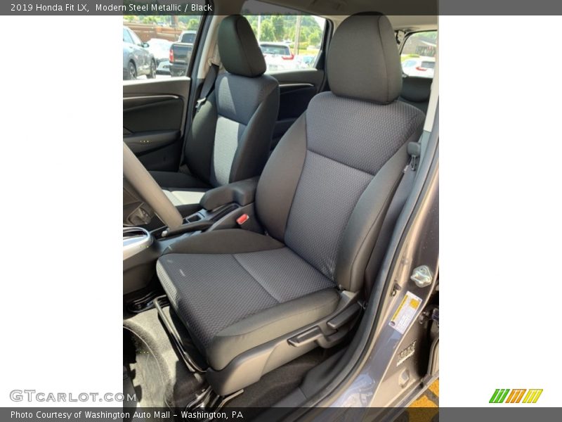 Modern Steel Metallic / Black 2019 Honda Fit LX