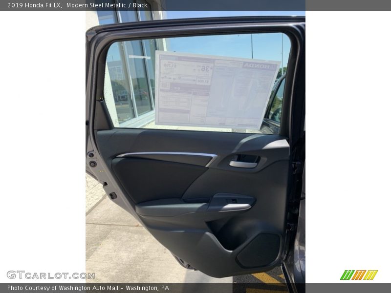 Modern Steel Metallic / Black 2019 Honda Fit LX