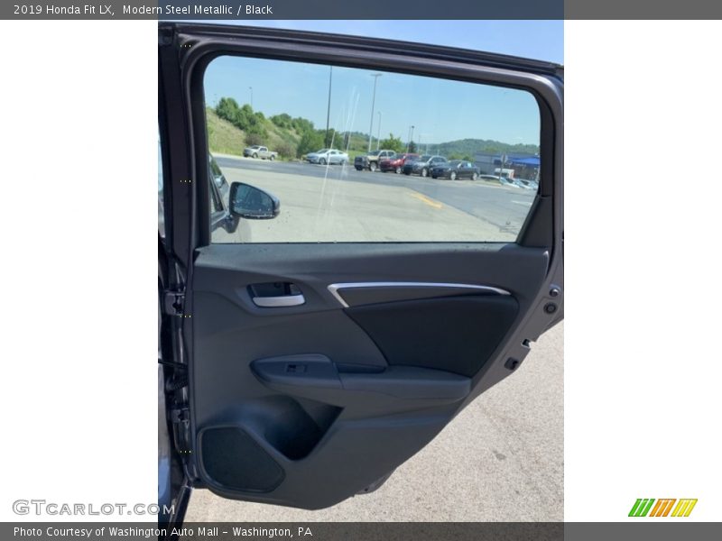 Modern Steel Metallic / Black 2019 Honda Fit LX