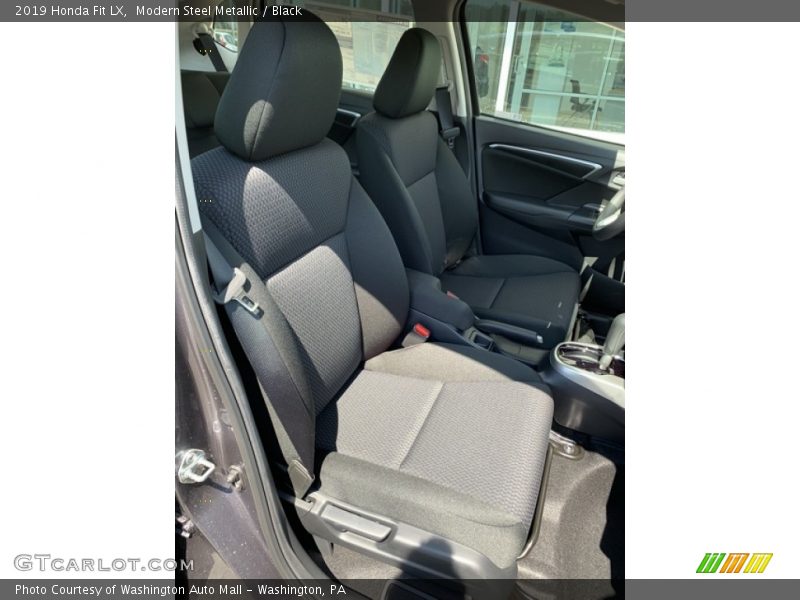 Modern Steel Metallic / Black 2019 Honda Fit LX