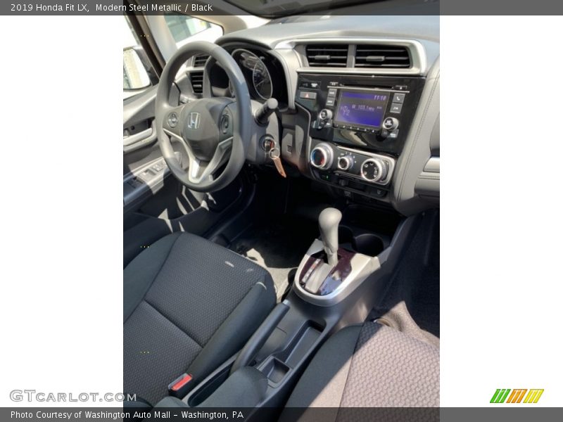 Modern Steel Metallic / Black 2019 Honda Fit LX