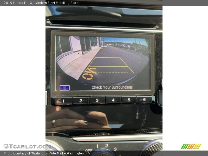 Modern Steel Metallic / Black 2019 Honda Fit LX