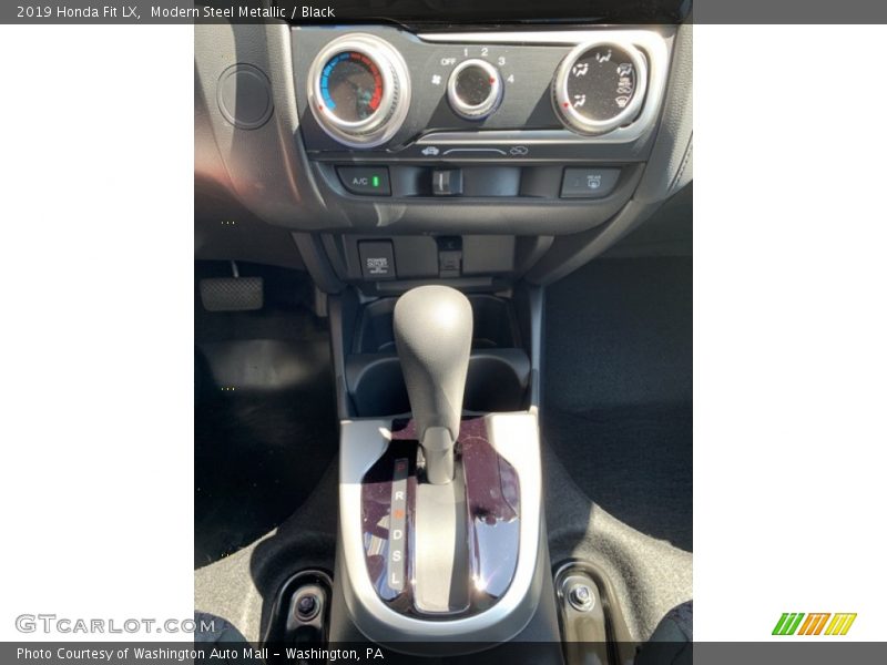 Modern Steel Metallic / Black 2019 Honda Fit LX