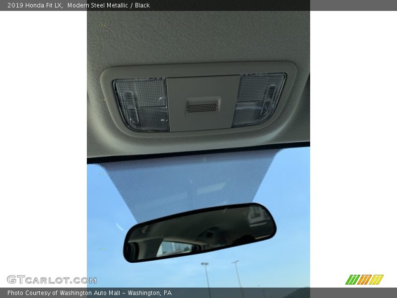 Modern Steel Metallic / Black 2019 Honda Fit LX