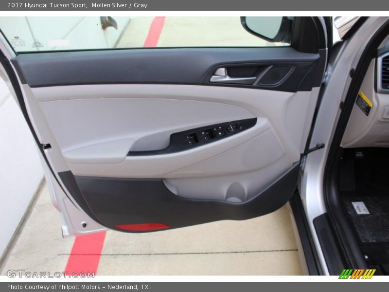 Molten Silver / Gray 2017 Hyundai Tucson Sport
