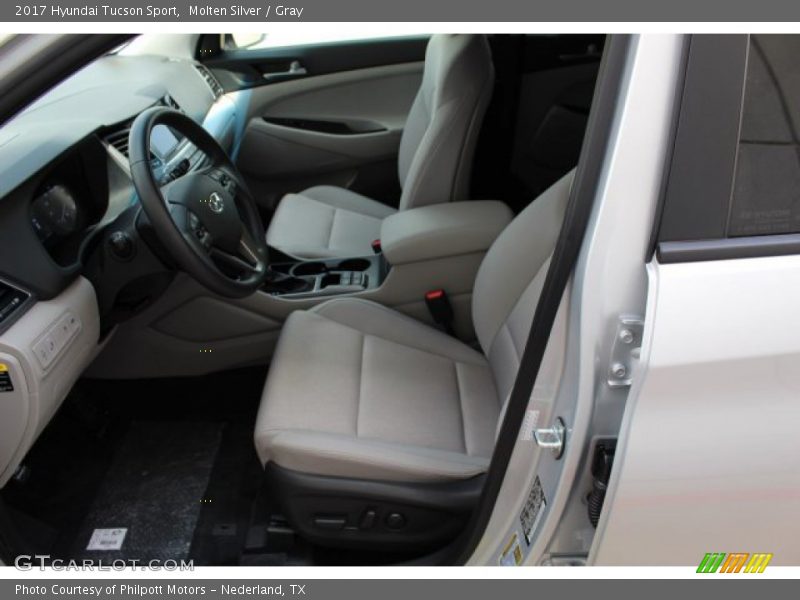 Molten Silver / Gray 2017 Hyundai Tucson Sport